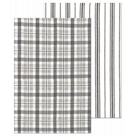 MUKITCHEN 2PK 28 GRY Farm Towels 6670-1918